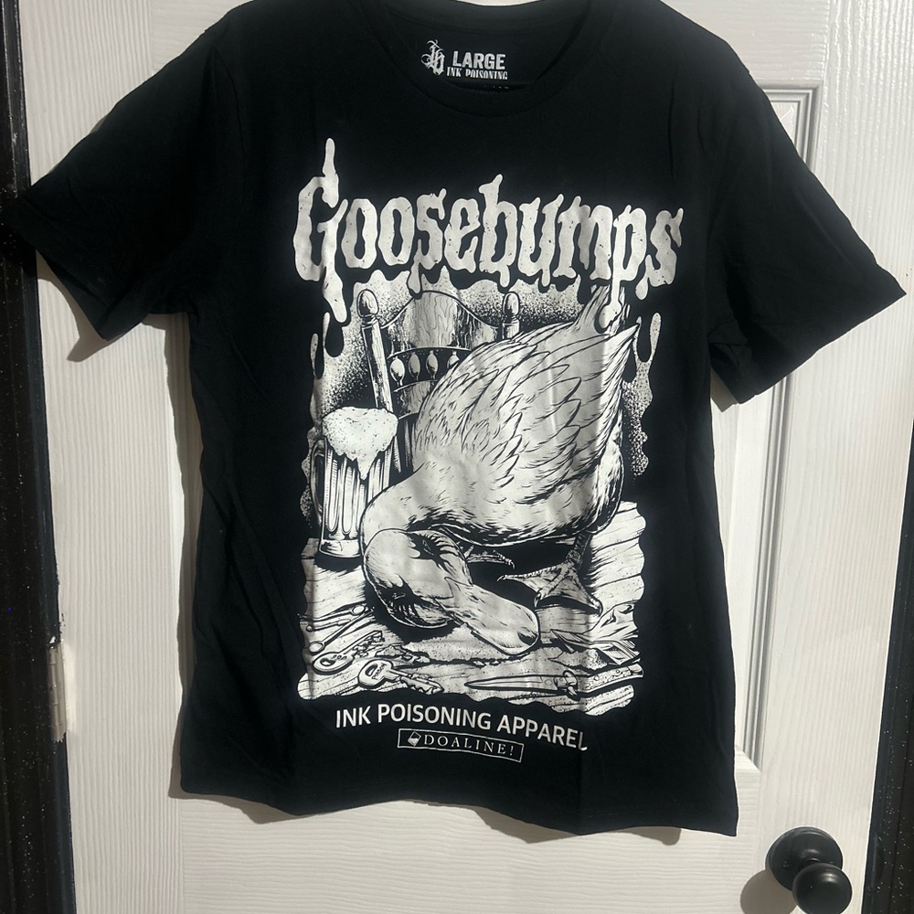 Goosebumps Black Graphic Tee by Ink Poisoning Apparel